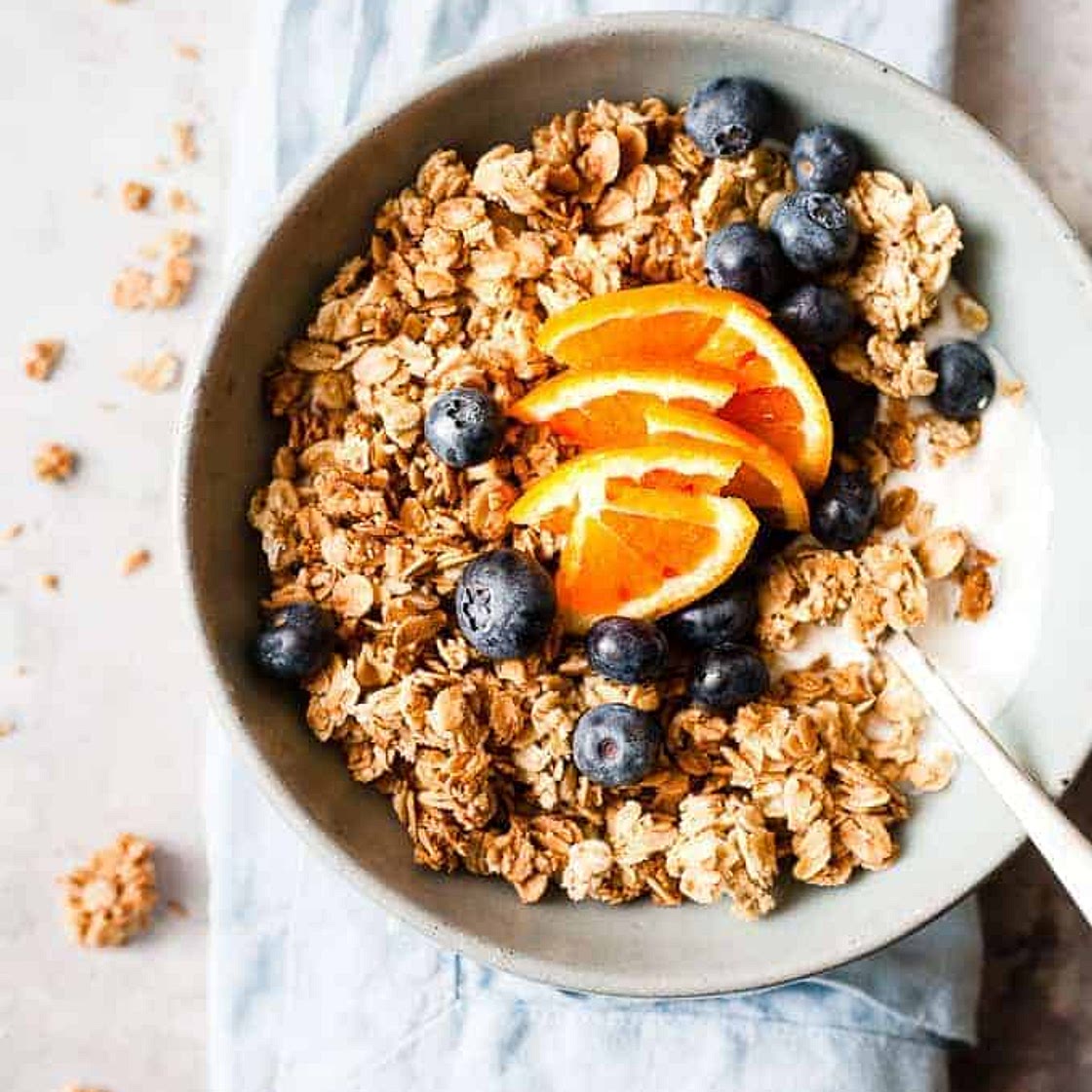 Easy Homemade Granola (3 Ingredients)