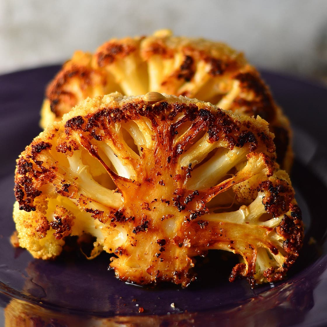 Roasted Cauliflower with Anchovy Sauce