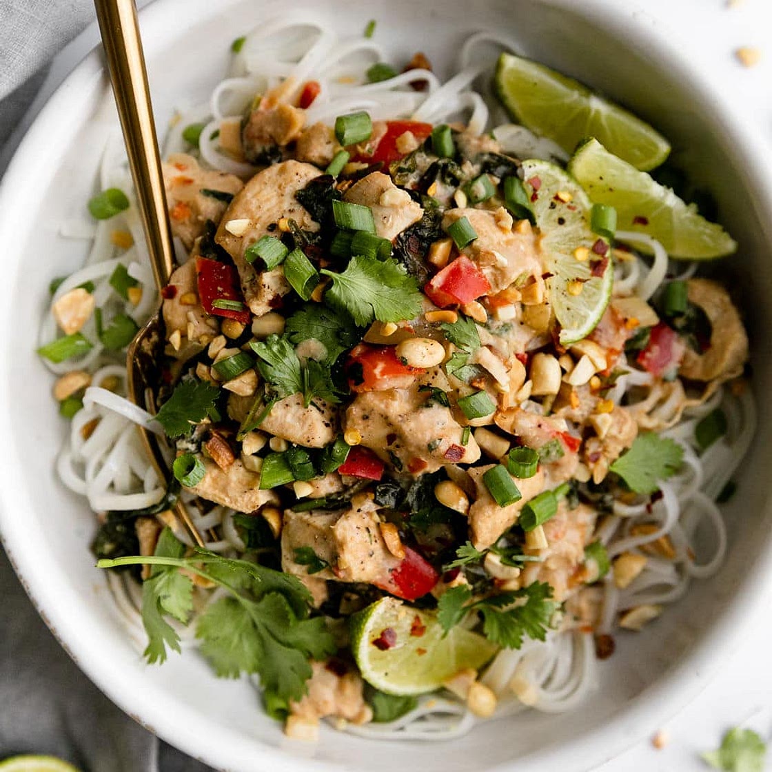 Slow Cooker Thai Peanut Chicken