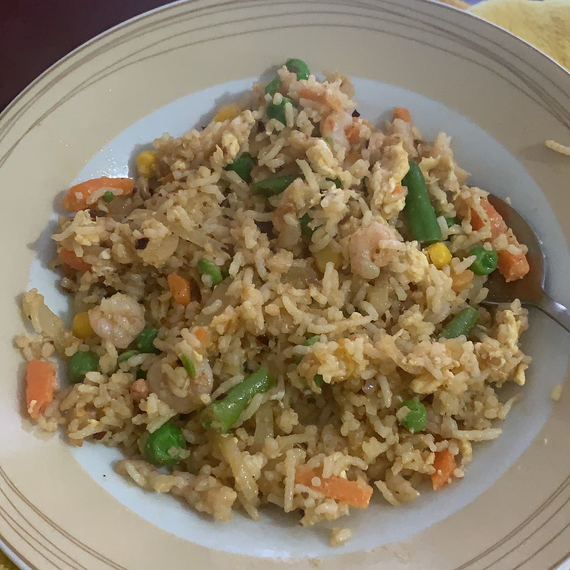 Shrimp fried rice 
