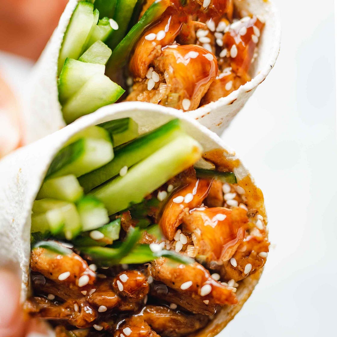 Crispy Soy Curl Vegan ‘Duck’ Pancakes