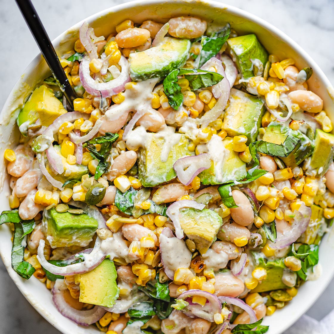 High-Protein Bean & Corn Salad