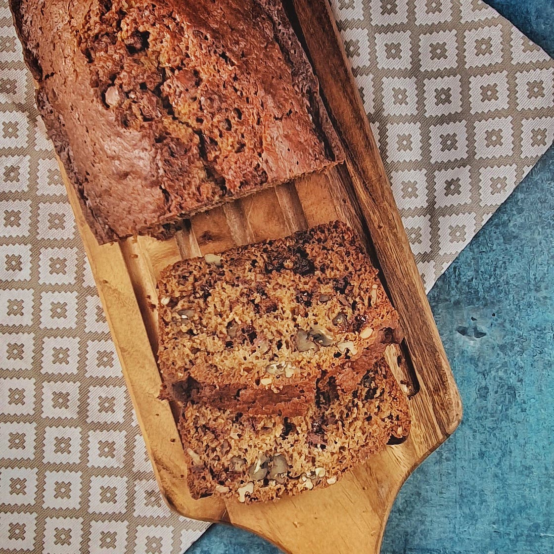 Chocolate Chip & Pecan Banana Bread