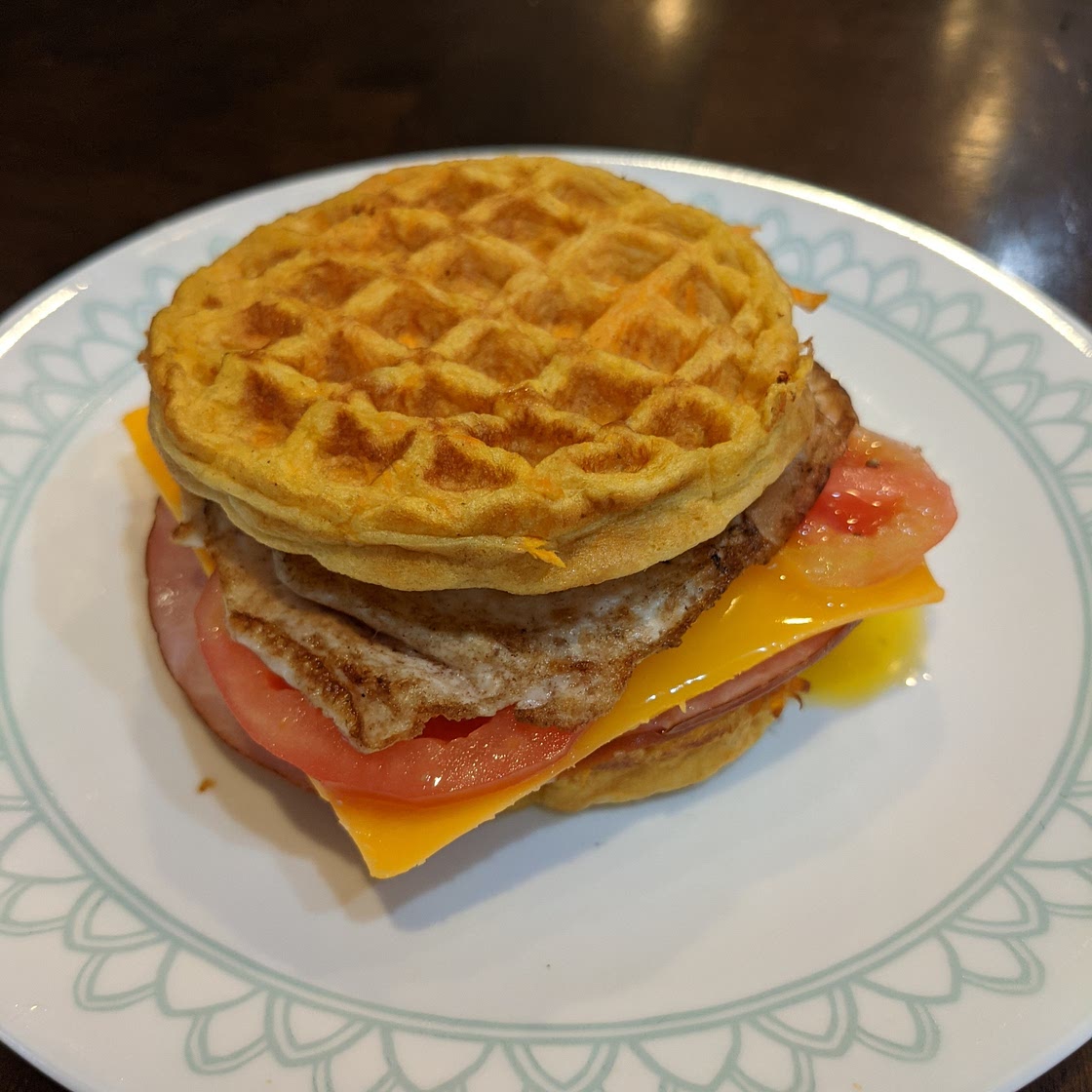 Sweet Potato Waffle Sandwiches