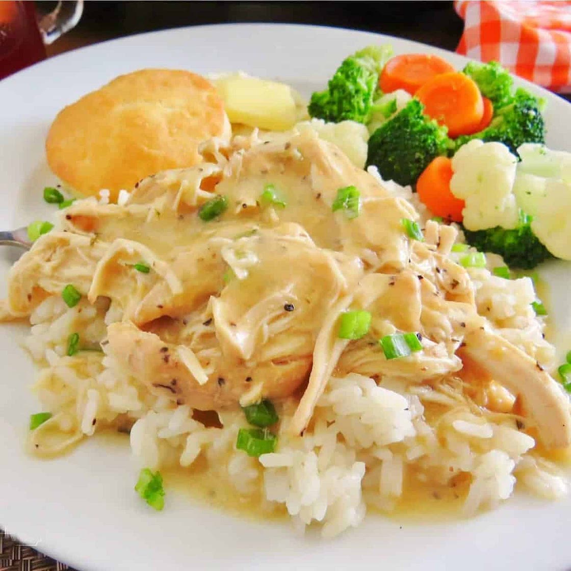 CROCK POT CHICKEN AND GRAVY