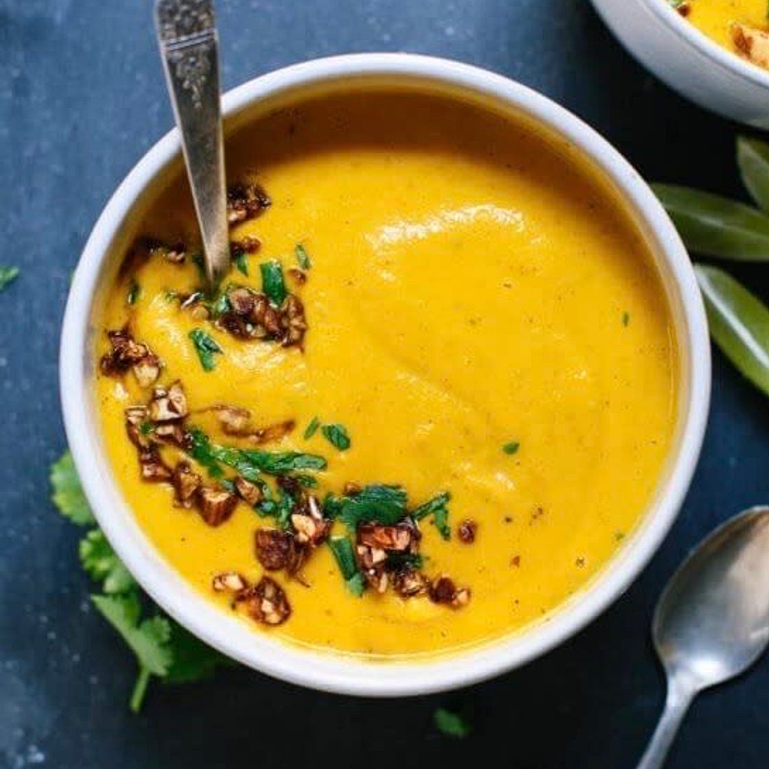 Coconut Curry sweet potato soup