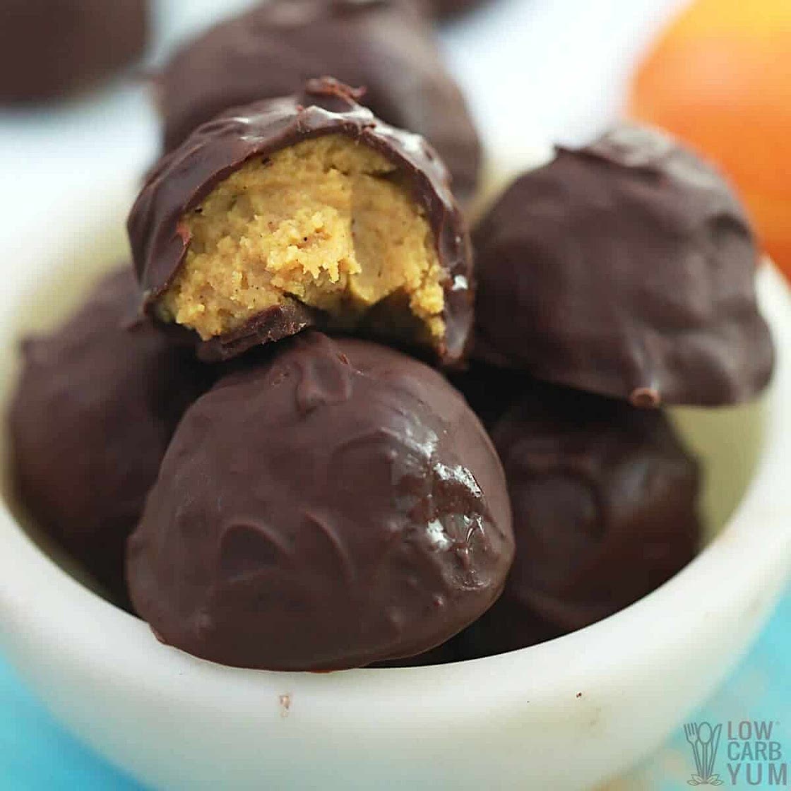 Low Carb Candy – Pumpkin Truffles