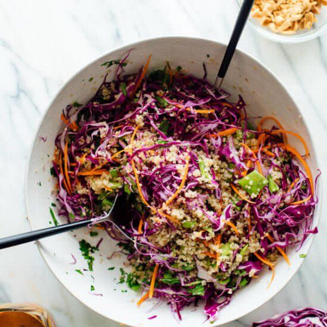 Salade Thaï de quinoa