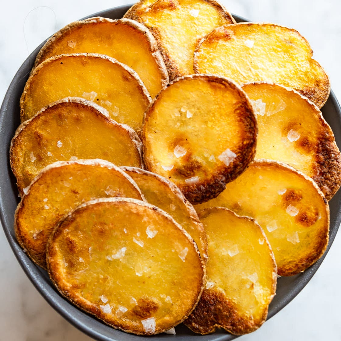 Homemade Baked Potato Chips