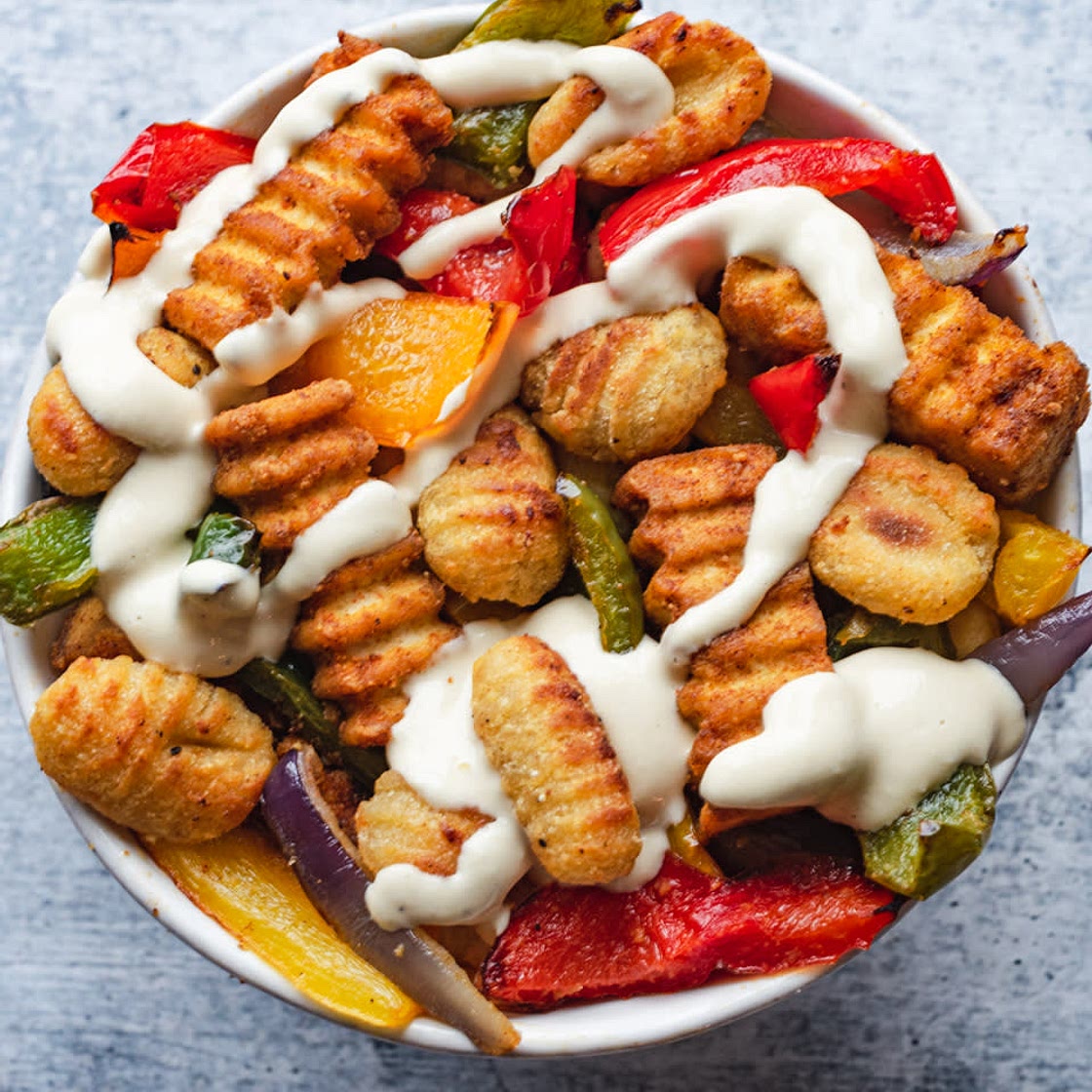 Sheet Pan Gnocchi, Tofu & Veggies