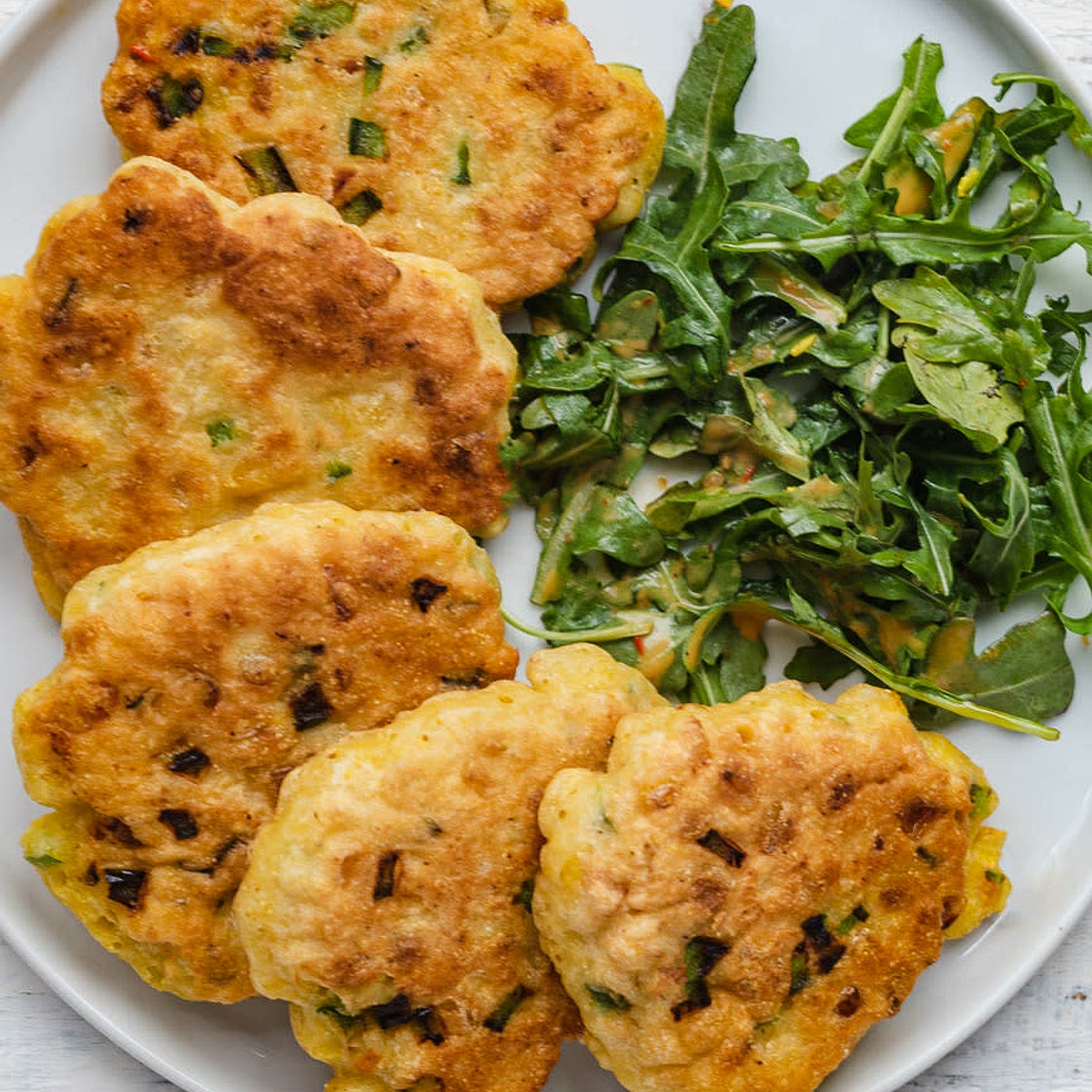 Corn & Scallion Fritters