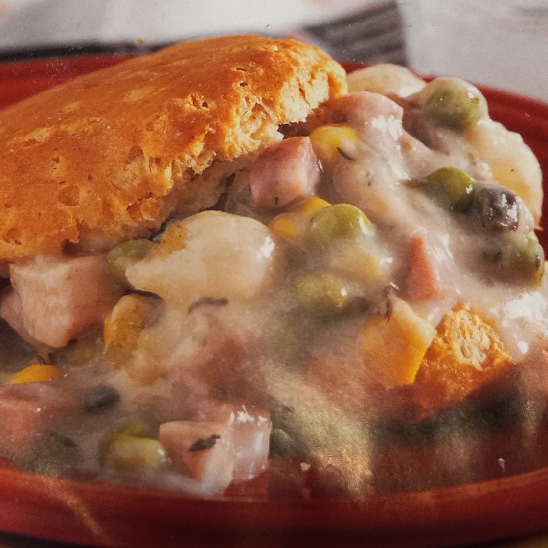 Chicken and Ham w Biscuits