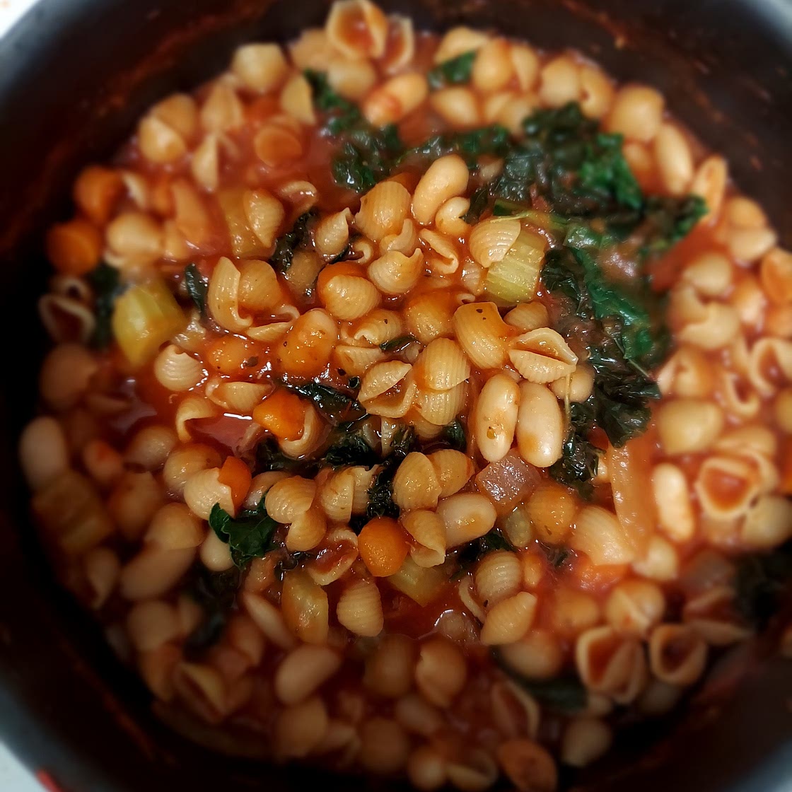 Pasta e Fagioli (Italian Pasta and Beans)