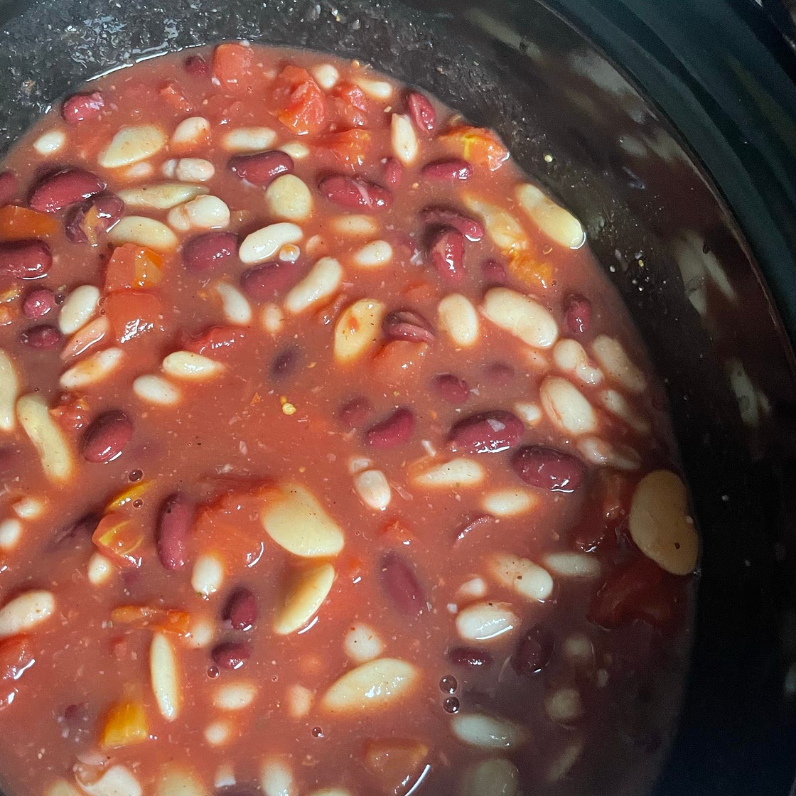Mixed Bean Slow Cooker  Chilli