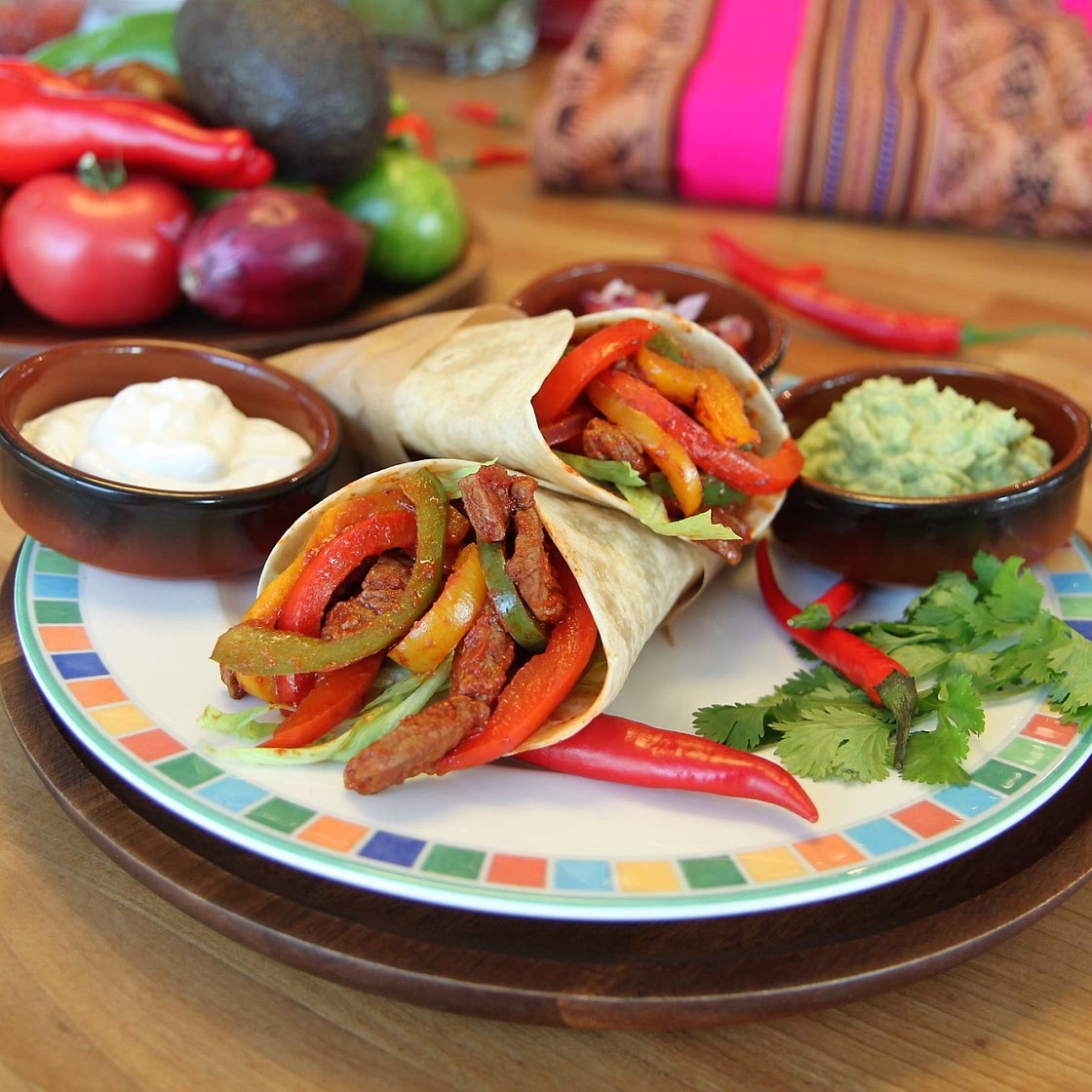 Rindfleish Fajitas