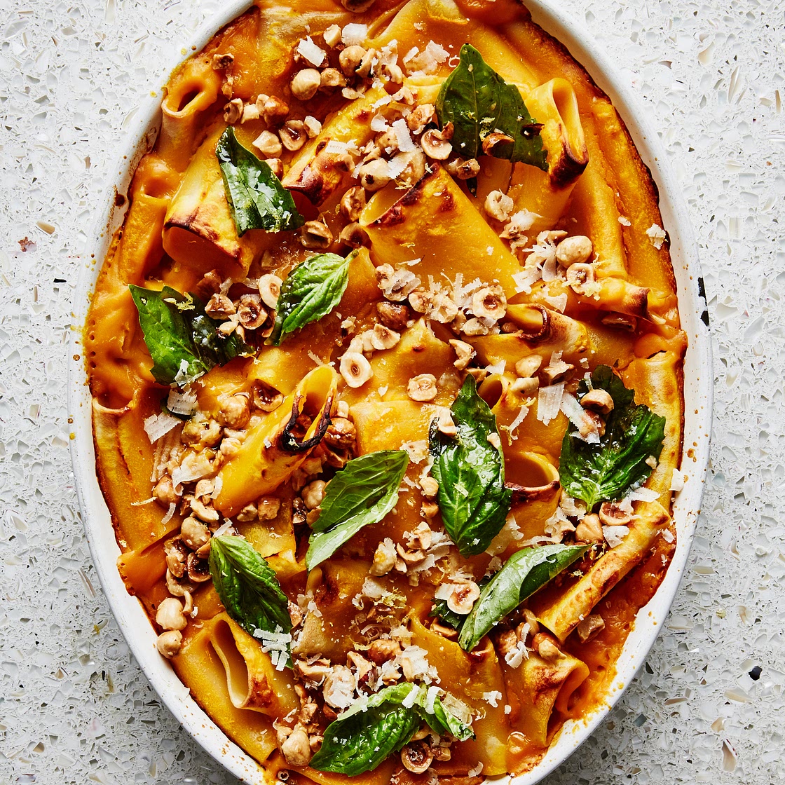 Butternut Squash Baked Pasta