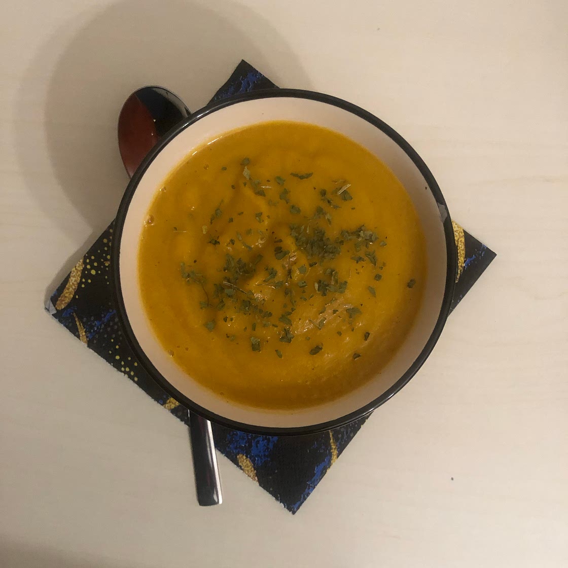 Creamy Roasted Pumpkin Soup