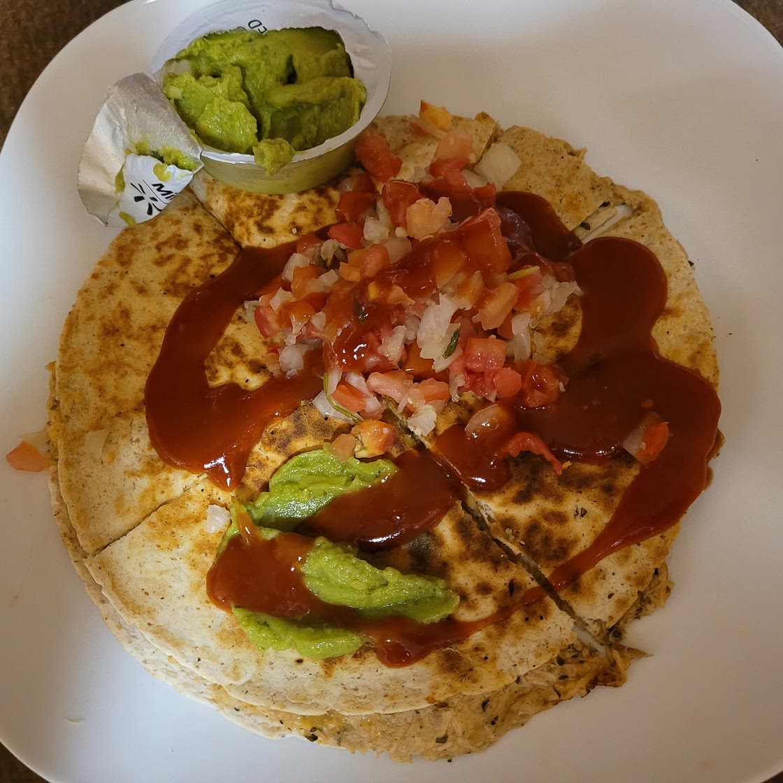 Quick and Easy Leftover Chicken Quesadillas