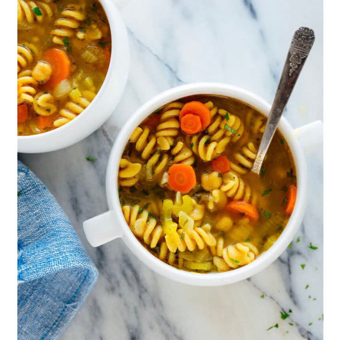Chickpea Noodle Soup