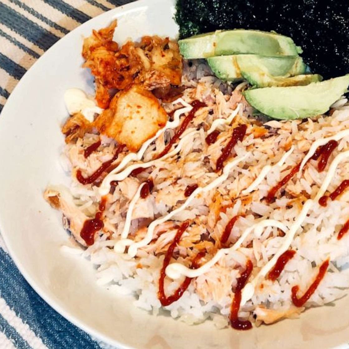 Emily Mariko's salmon rice bowl will up your lunch game