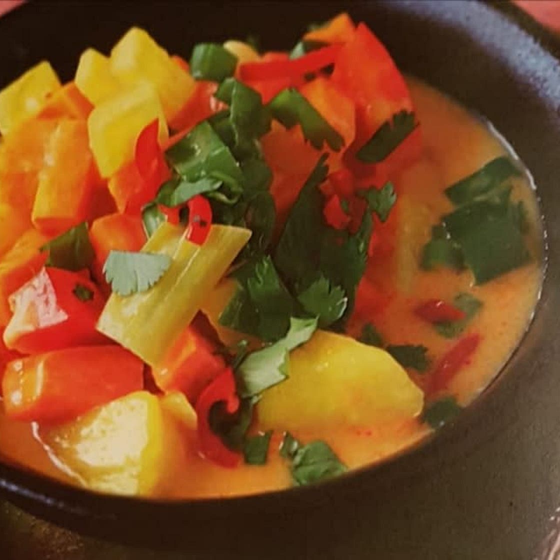 Süßkartoffel Paprika Curry
