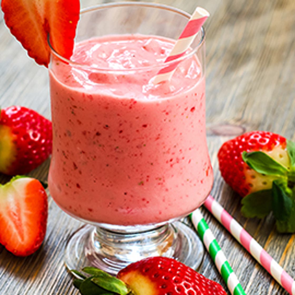 Strawberries and Cream Slushy