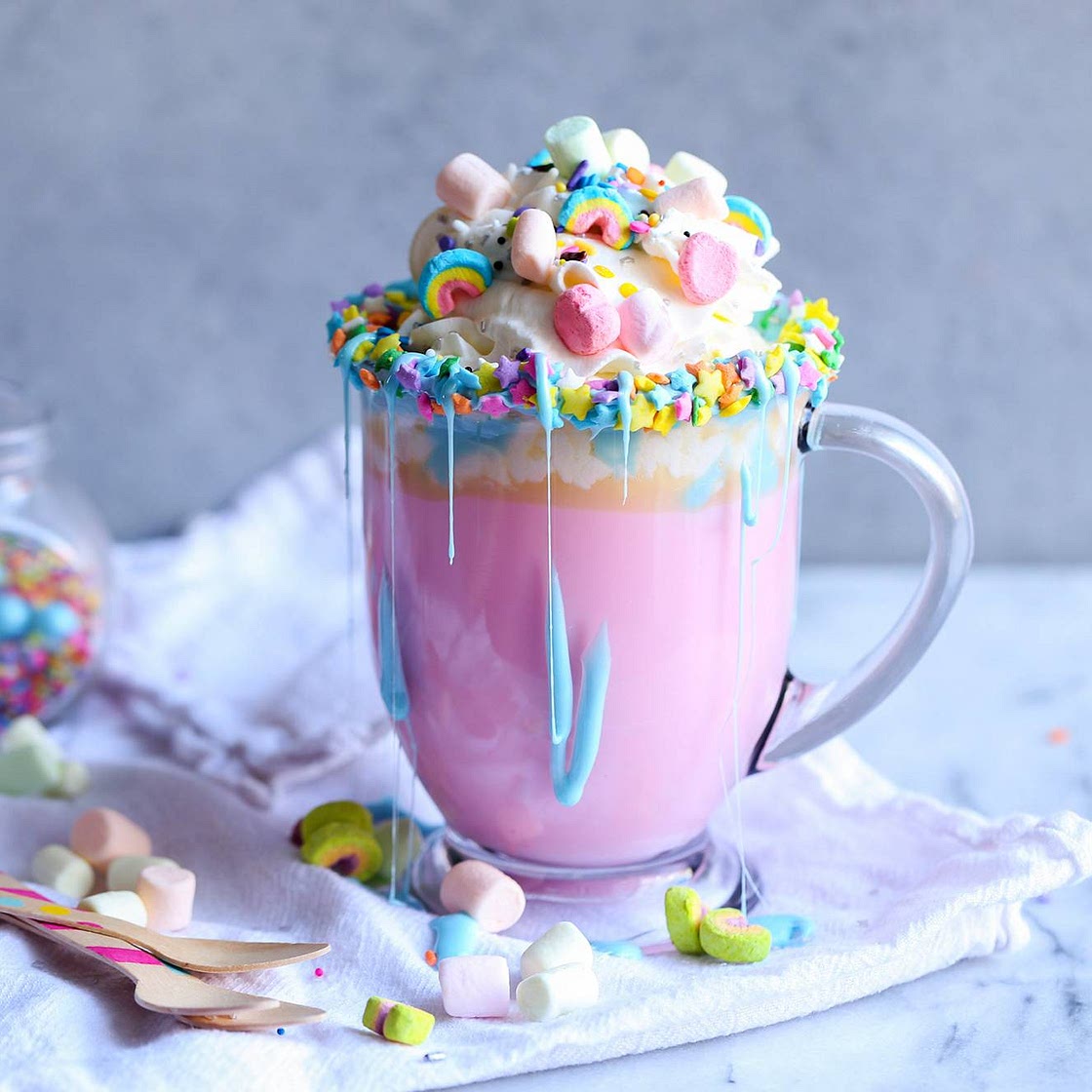 Unicorn Hot Chocolate