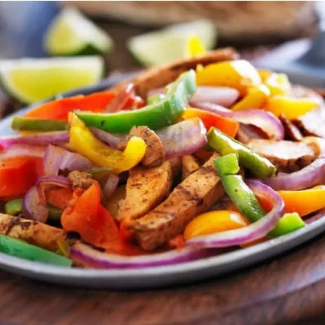 Healthy Chicken Fajitas