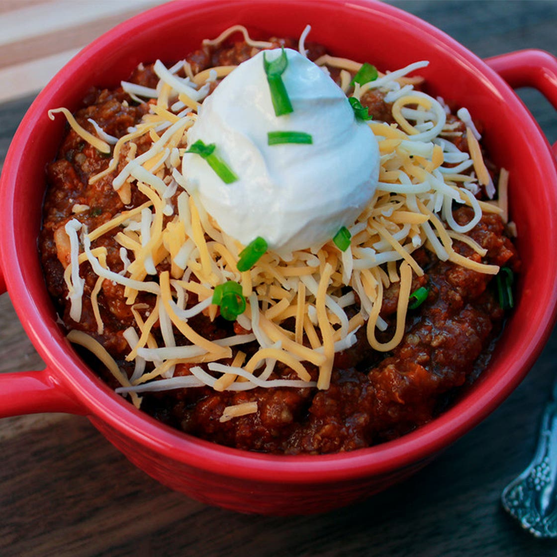 George's Chili. (Liberty Lunch recipe cut down for family size)