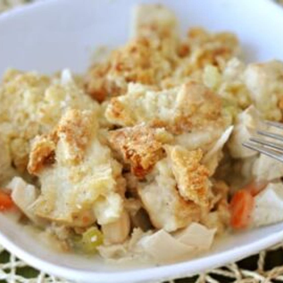 Chicken Pot Pie Crumble