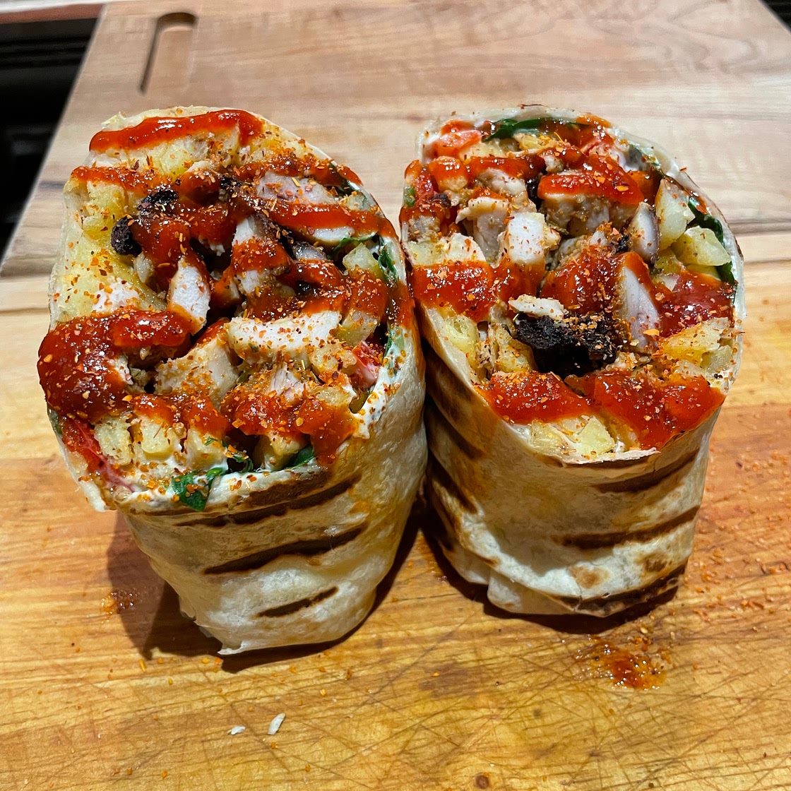 Chicken Gyros Burrito