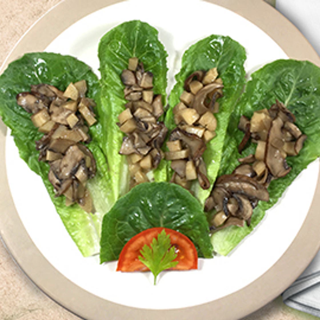 Parsnip and Shiitake Lettuce Cups