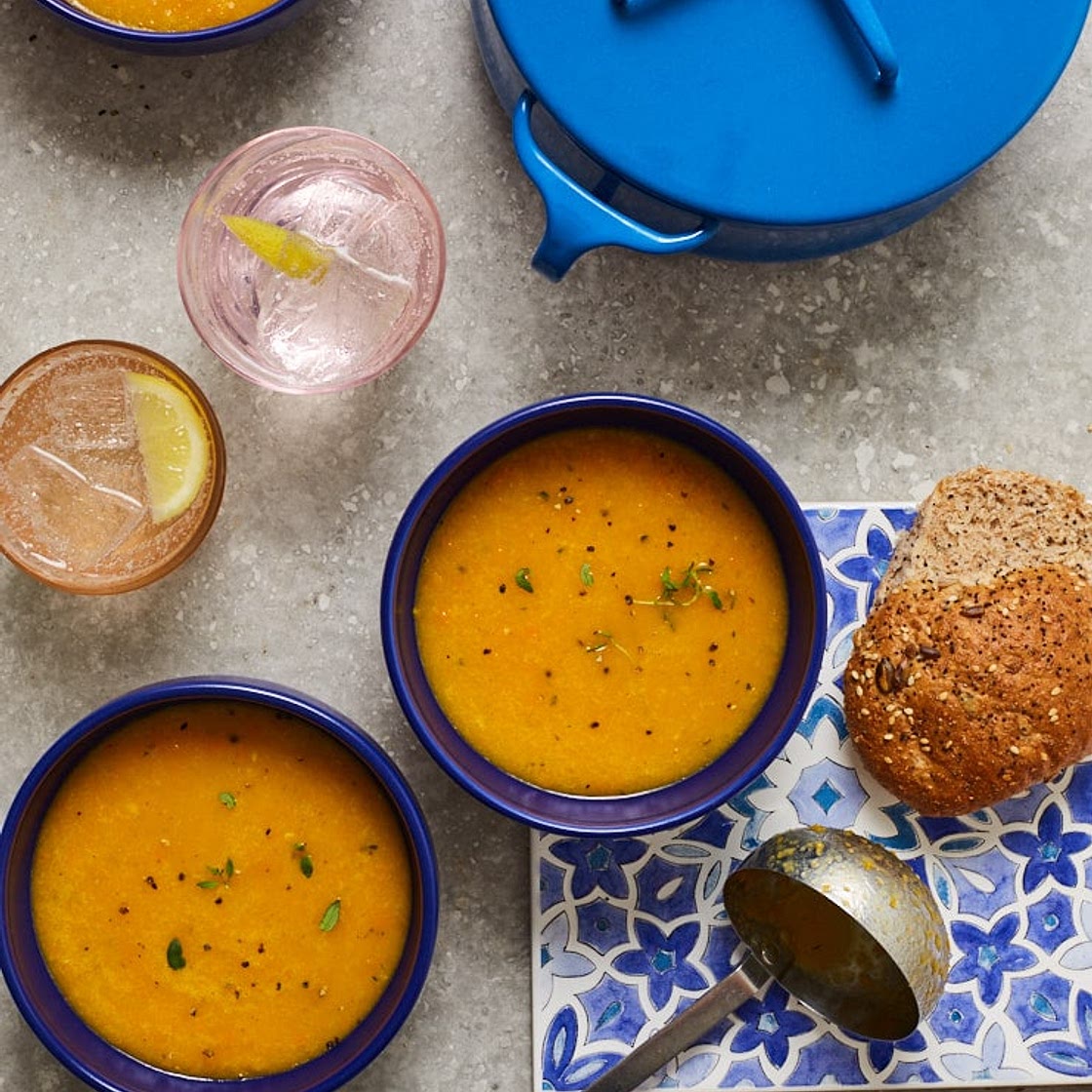 Carrot, Orange and Thyme Soup | Slimming & Weight Watchers Friendly
