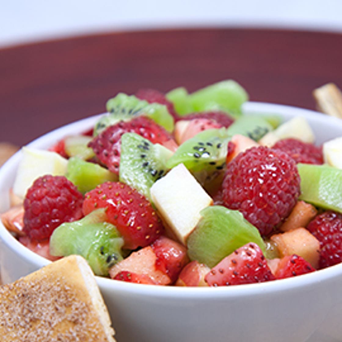 Fruit Salsa and Cinnamon Chips