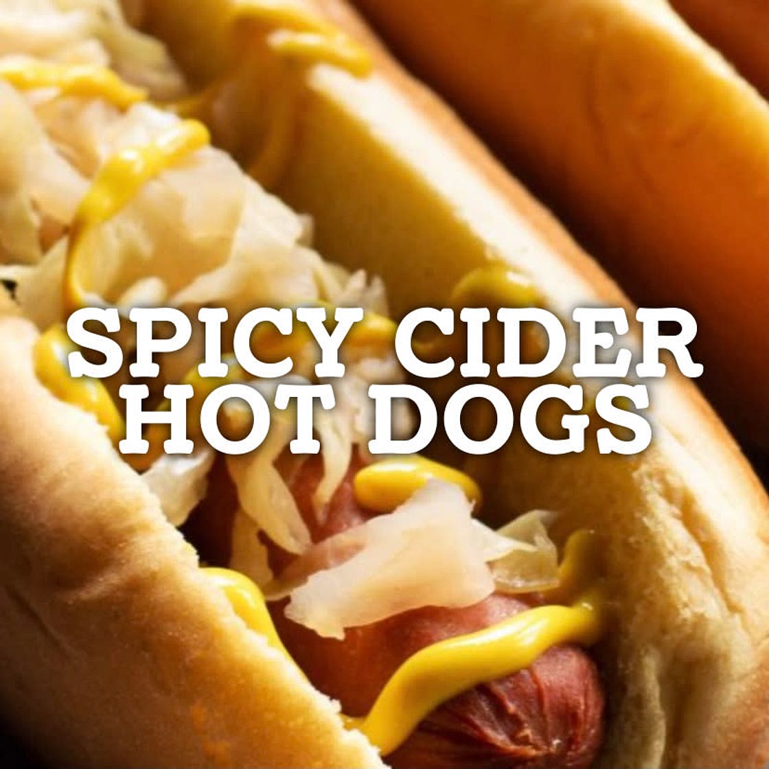 Spicy Cider Hot Dogs Cookout