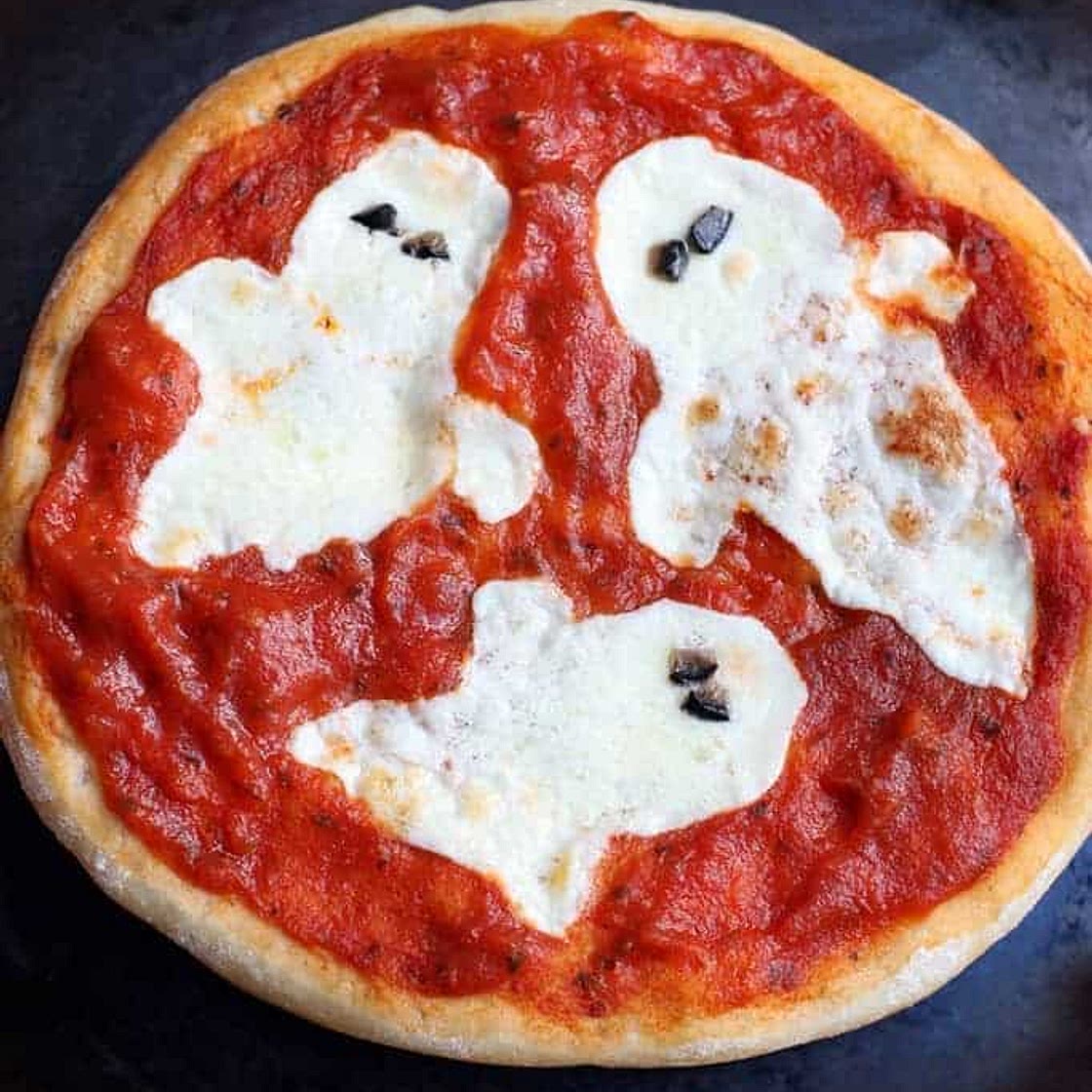 Mini Halloween Pizzas