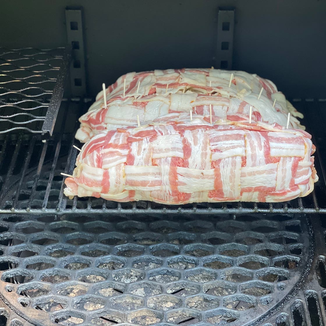 Bacon Wrapped Stuffed Sausage Fatty - Bacon Explosion
