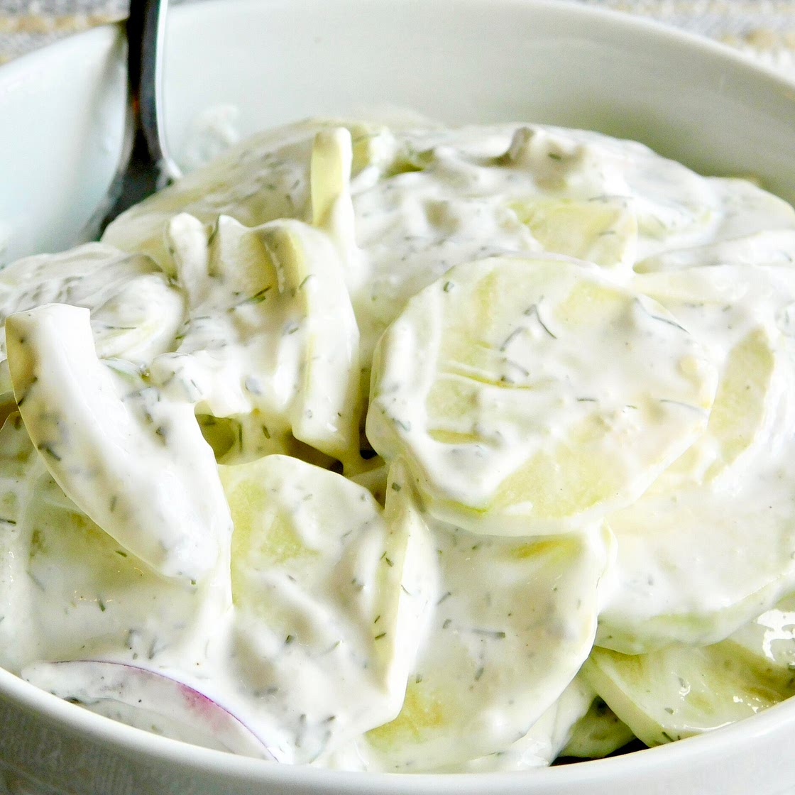 Creamy Cucumber Salad