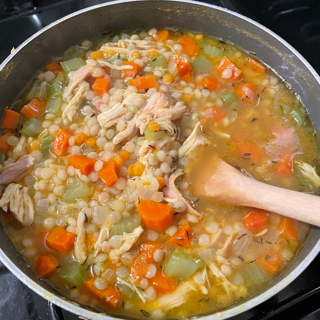 Chicken Couscous Soup 