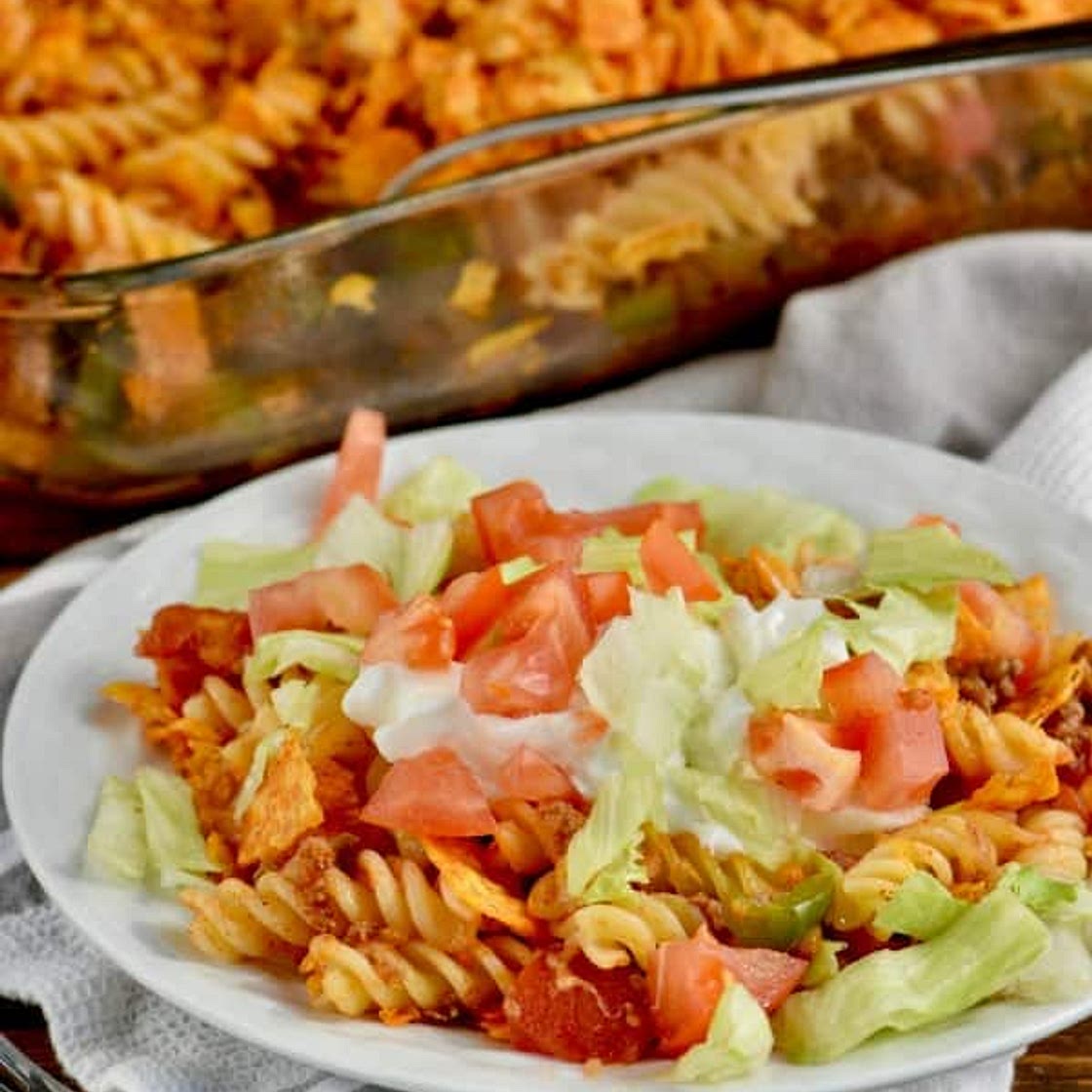 Pasta Taco Casserole