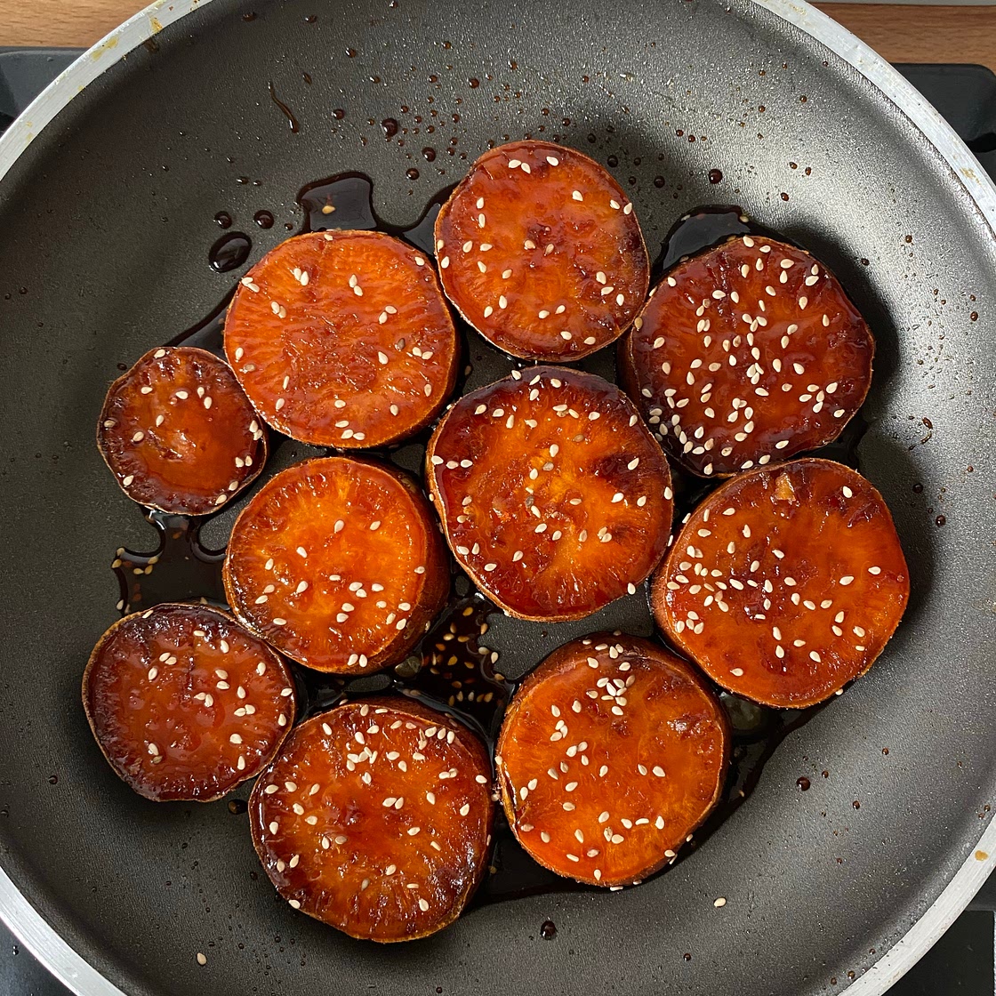 Carmelized Sweet Potatoes