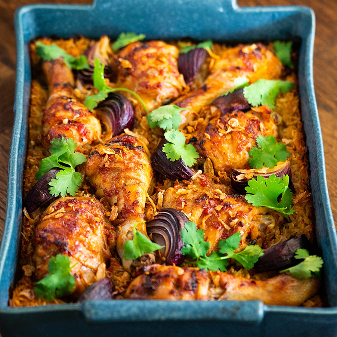 Chicken & Chilli Jam Traybake