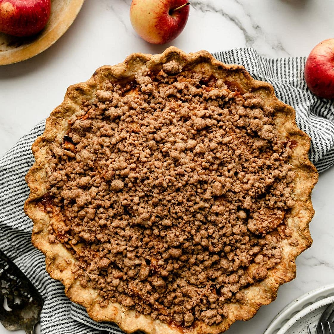Gluten-Free Apple Pie with Crumb Topping (Easy to Make)
