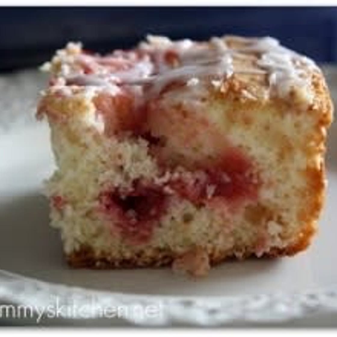 Sour Cream & Cherry Coffee Cake