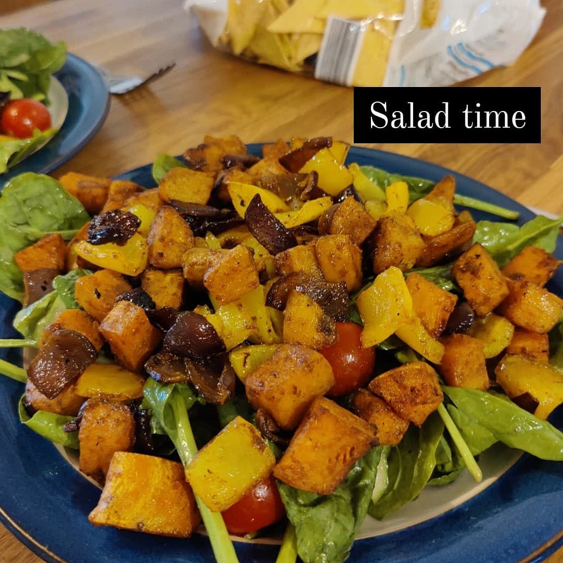 Roasted Sweet Potato Salad