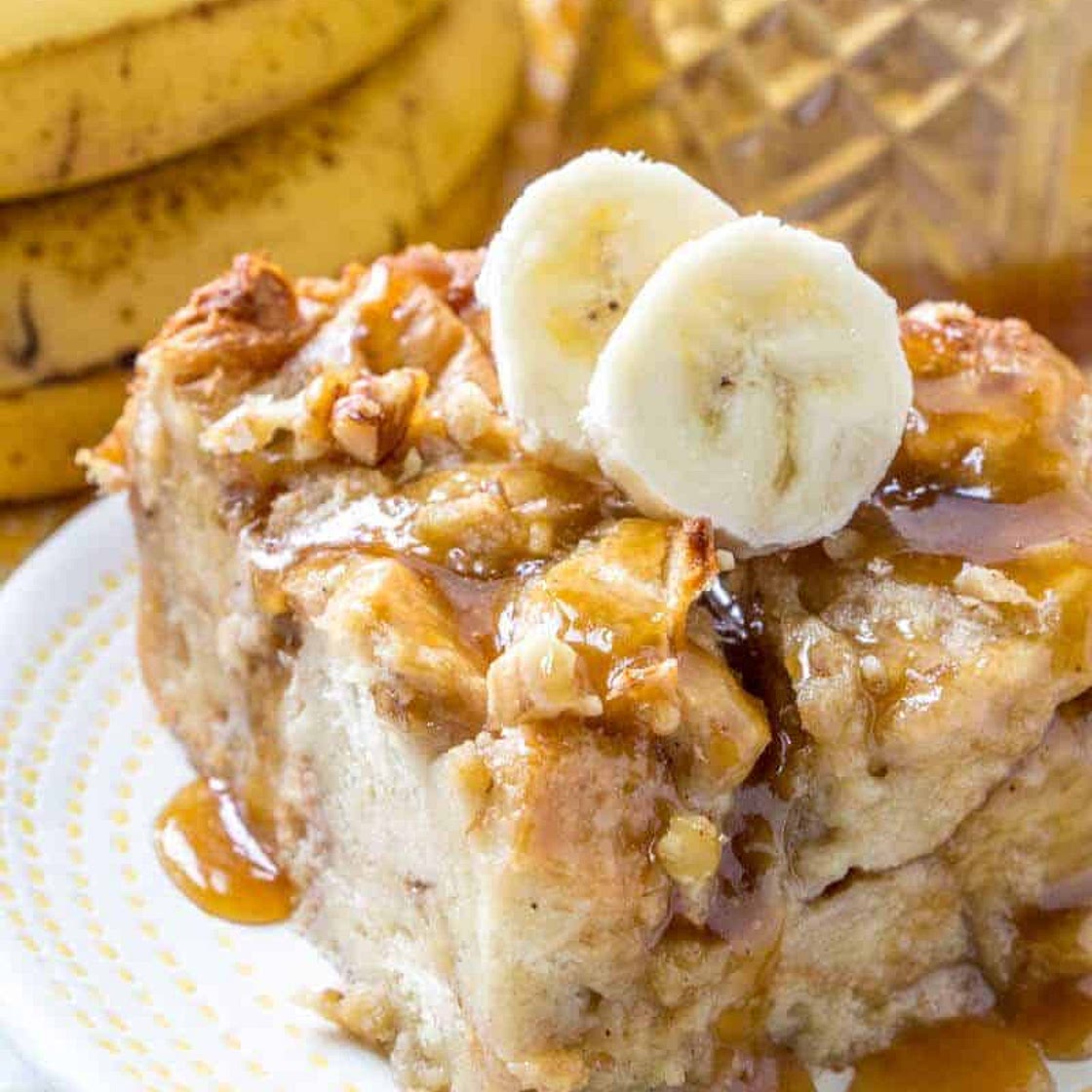 Best banana bread pudding