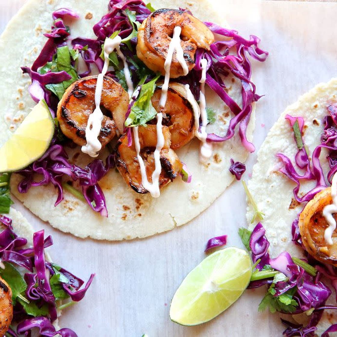 Sriracha Shrimp Tacos