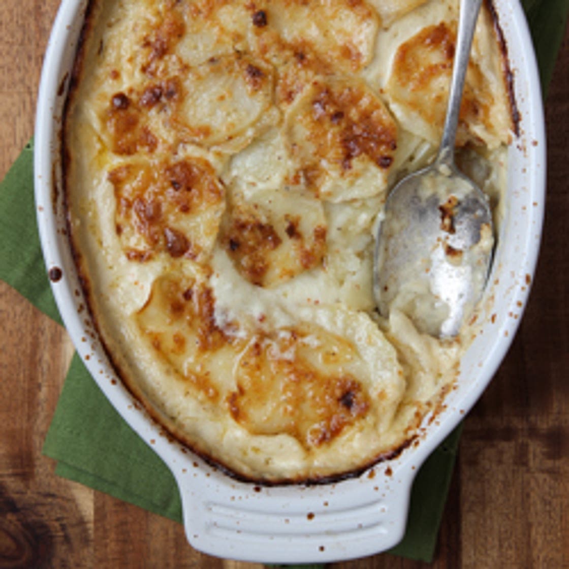 Four Cheese Garlic Scalloped Potatoes
