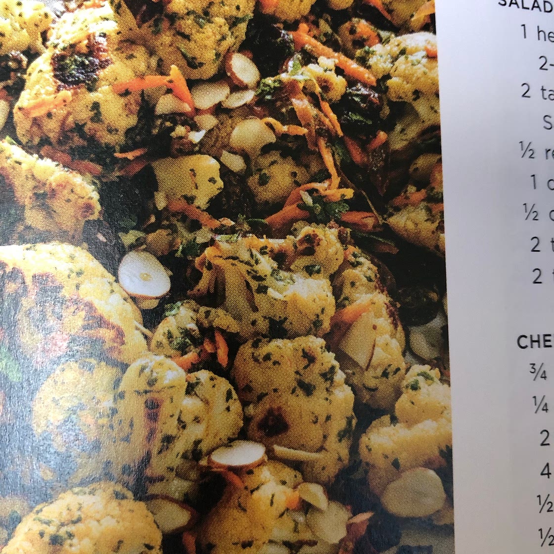 North African cauliflower salad with Chermoula 