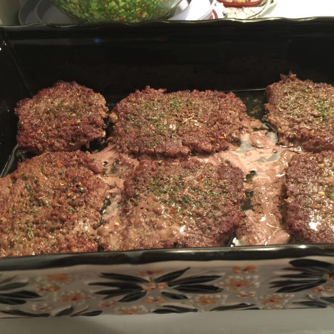 Baked Cube Steak